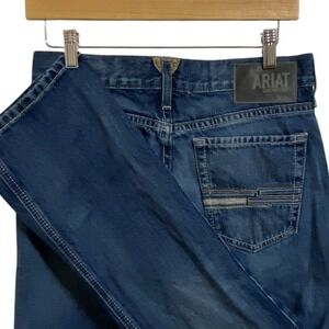 Ariat Men's Slim Straight Jeans - Dark Blue